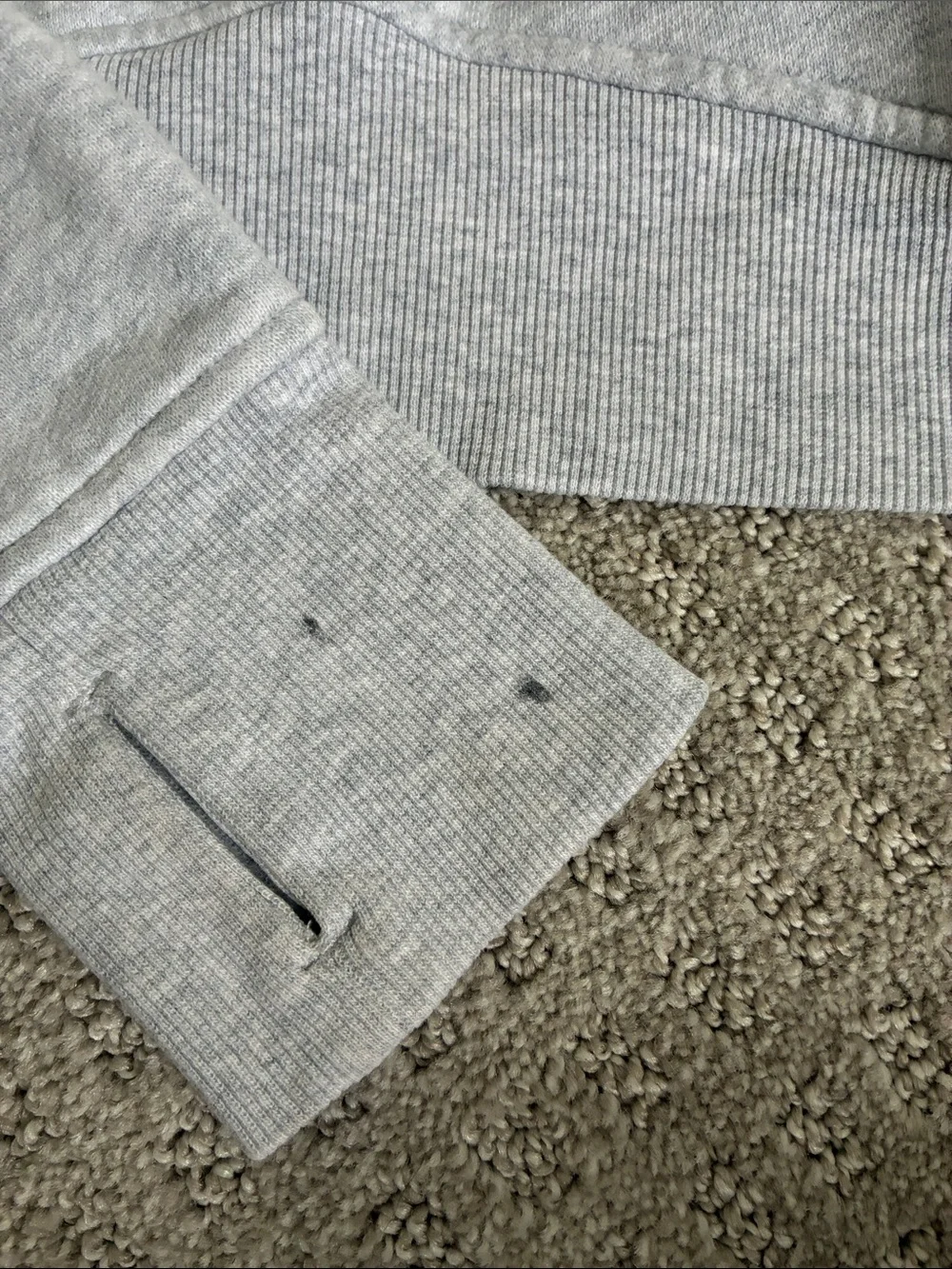 lululemon athletica women’s Light Gray Hooded Zip Sweatshirt